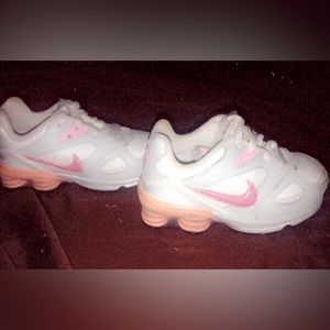 Pink And White Nikes && Brown Boots Size 5c